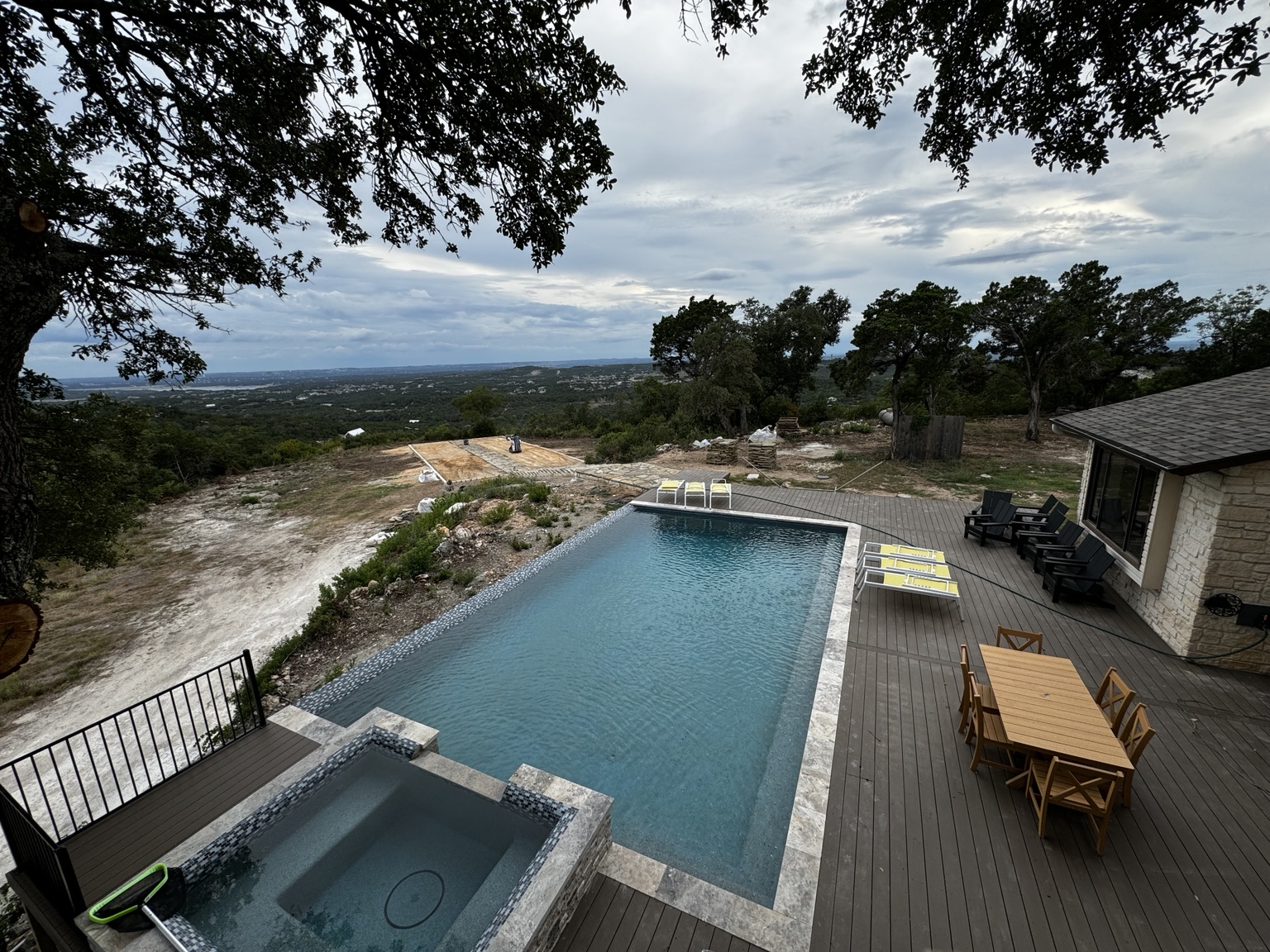 Hill Country pool project